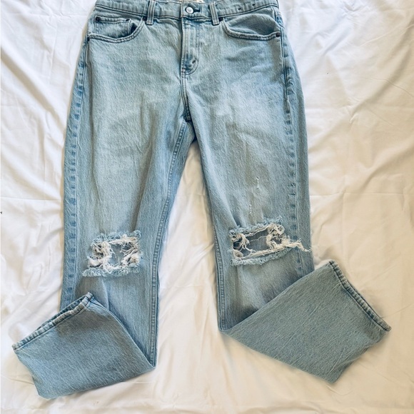 ABERCROMBIE & FITCH curve Love 90’s straight mid rise jeans - Picture 1 of 6
